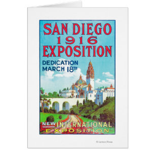 San Diego internationales Ausstellungs-Plakat