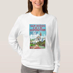 San Diego internationales Ausstellungs-Plakat T-Shirt