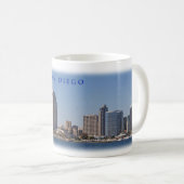 San Diego Kaffee-Tasse 11 Unze Kaffeetasse (VorderseiteRechts)