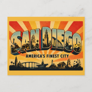 San Diego Kalifornien Amerikas feinste Stadt Postkarte
