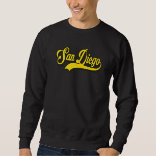 San Diego Kalifornien Baseball Fan Retro Vintage Sweatshirt