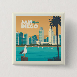 San Diego, Kalifornien Button