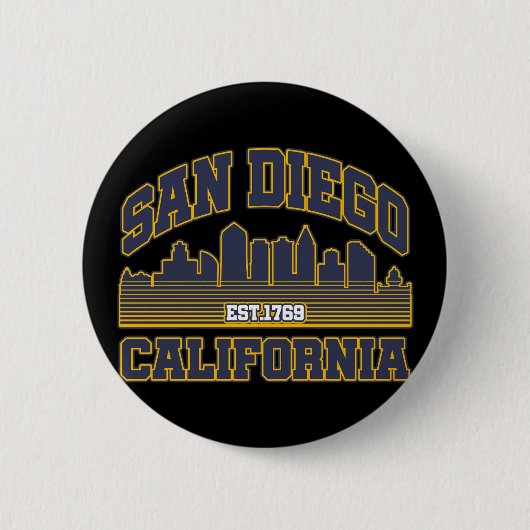 San Diego, Kalifornien Button (Vorderseite)