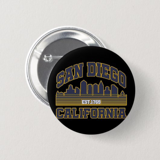 San Diego, Kalifornien Button (Vorne & Hinten)