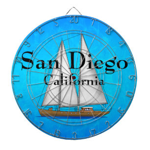 San Diego Kalifornien Dartscheibe