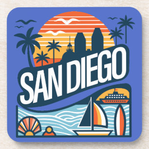 San Diego Kalifornien Getränkeuntersetzer
