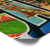 San Diego, Kalifornien - Große Briefszenen Poster (Ecke)