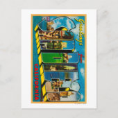 San Diego, Kalifornien - Große Briefszenen Postkarte (Vorderseite)