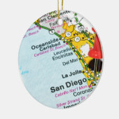San Diego, Kalifornien Keramik Ornament (Links)