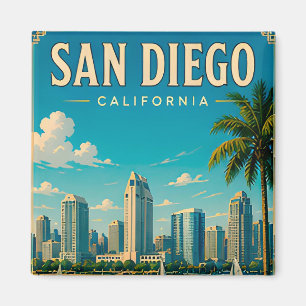 🌊 San Diego Kalifornien Küstenstadt Ansichten Magnet