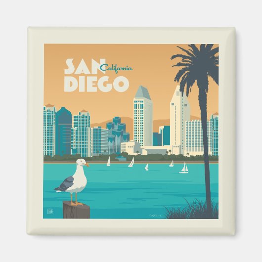 San Diego, Kalifornien Magnet (Vorne)