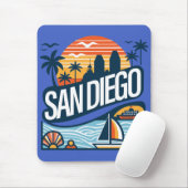 San Diego Kalifornien Mousepad (Mit Mouse)