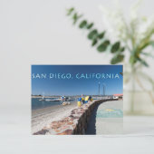 San Diego, Kalifornien Postkarte (Stehend Vorderseite)