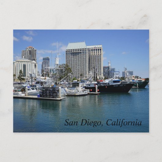 San Diego, Kalifornien Postkarte (Vorderseite)
