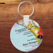 San Diego, Kalifornien Schlüsselanhänger (Vorderseite)