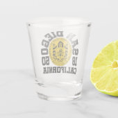 San Diego, Kalifornien Schnapsglas (Rückseite)