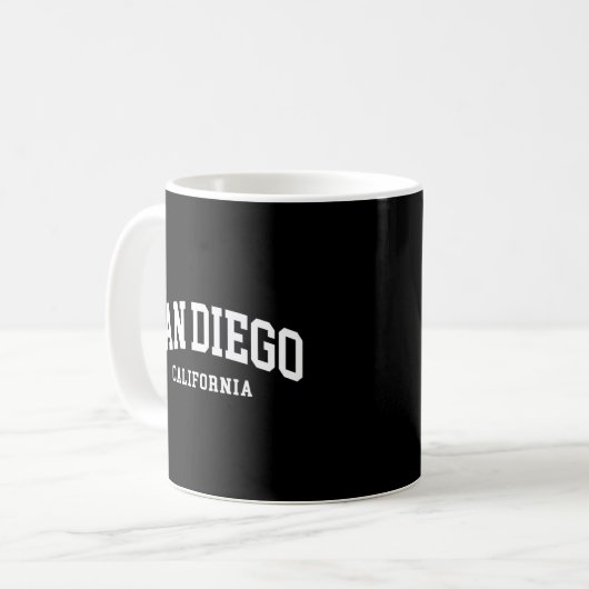 San Diego - Kalifornien - Sd Kaffeetasse (Vorderseite Links)