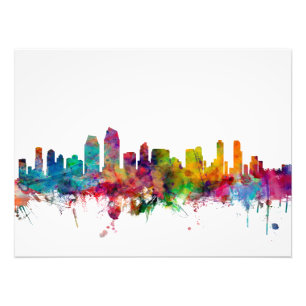 San Diego Kalifornien Skyline Fotodruck