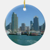 San Diego, Kalifornien Skyline Keramikornament (Hinten)