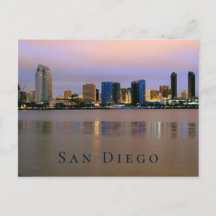 San Diego, Kalifornien Skyline Postkarte