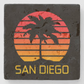 San Diego Kalifornien Steinuntersetzer (Vorderseite)