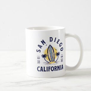 San Diego Kalifornien Strand Surfen Sommer Urlaub Kaffeetasse