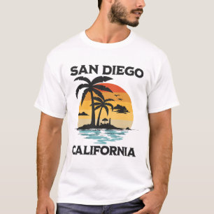 San Diego Kalifornien Strand Surfen Sommer Urlaub  T-Shirt