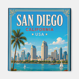 🌊 San Diego Kalifornien Strandurlaub Erinnerung Magnet