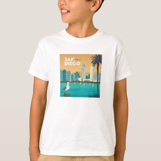 San Diego, Kalifornien T-Shirt (Vorderseite)