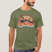 San Diego, Kalifornien T-Shirt (Vorderseite)