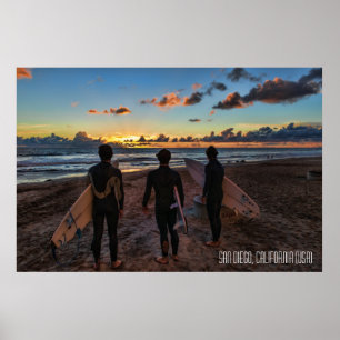 San Diego, Kalifornien (USA) Plakat