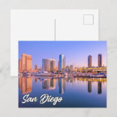 San Diego, Kalifornien, USA Postkarte (Vorne/Hinten)