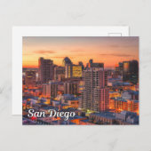 San Diego, Kalifornien, USA Postkarte (Vorne/Hinten)