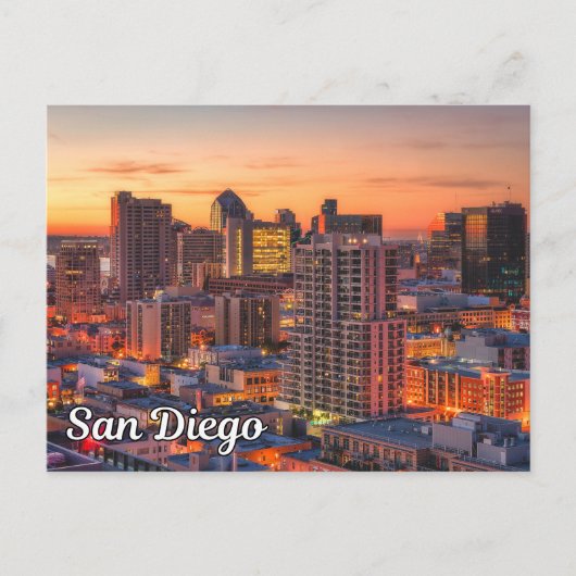 San Diego, Kalifornien, USA Postkarte (Vorderseite)