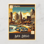 San Diego, Kalifornien | VINTAG Postkarte (Vorderseite)