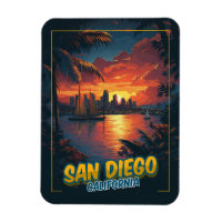 San Diego, Kalifornien - Vintager Stil
