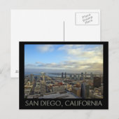 San Diego, kalifornische Postkarte (Vorne/Hinten)