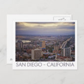 San Diego, kalifornische Postkarte (Vorne/Hinten)