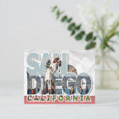 San Diego, kalifornische Postkarte (Stehend Vorderseite)