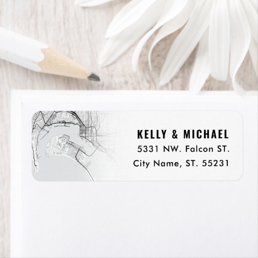 San Diego Karte Themed | Rückkehr (Insitu)