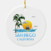 San Diego Keramik Ornament (Hinten)