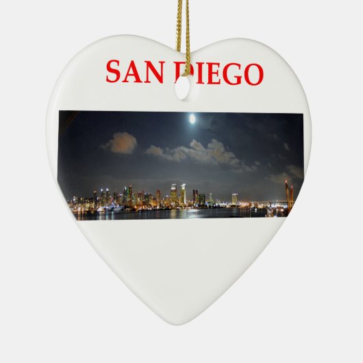 San Diego Keramik Ornament (Rechts)