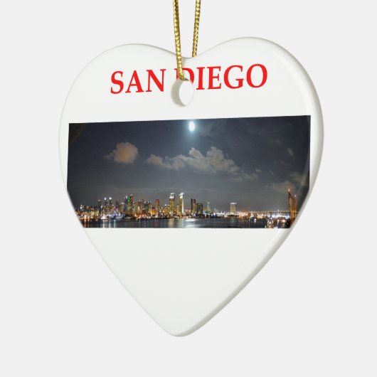 San Diego Keramik Ornament (Links)