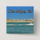 San Diego Knopf Button (Vorderseite)