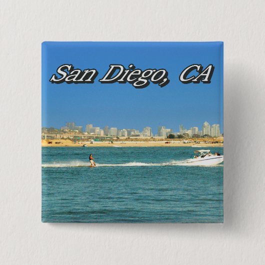 San Diego Knopf Button (Vorderseite)