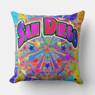 San Diego Kosmische Einheit Pillow Kissen