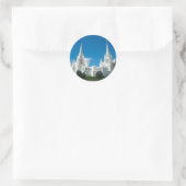 San Diego LDS Tempel Runder Aufkleber (Tasche)