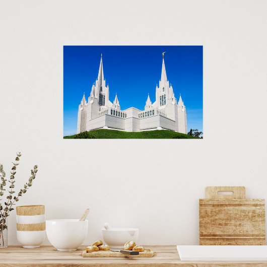 San Diego LDS Temple Poster (Küche)