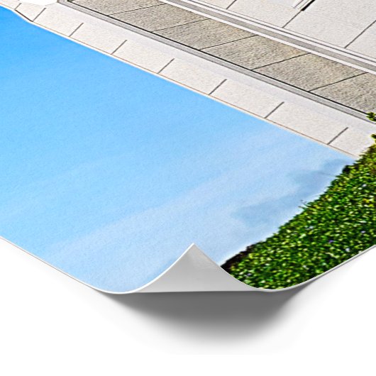 San Diego LDS Temple Poster (Ecke)