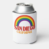 San Diego LGBT Day Rainbow Flag Pride Calofornia Dosenkühler (Kanne Rückseite)